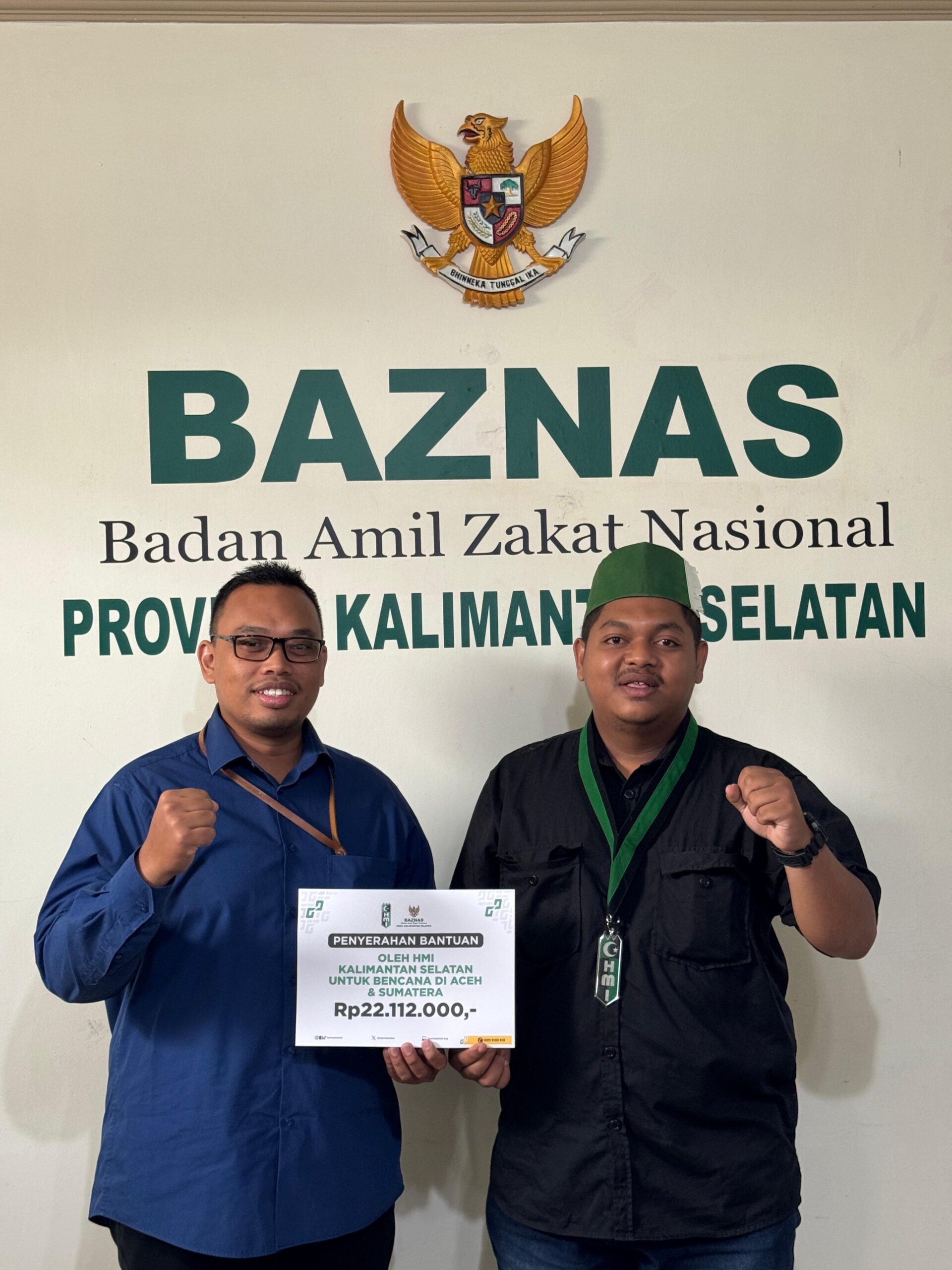 HMI Kalsel Salurkan Donasi untuk Korban Bencana Aceh dan Sumatera, Hasil Kolaborasi Open Donasi dan Penggalangan Dana dari HMI  Cabang (P) Kotabaru-Tanah Bumbu.