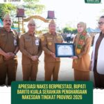 Pemkab Batola Berikan Appereasi tinggi kepada para tenaga kesehatan.