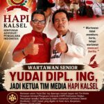 Wartawan Senior Yudai Dipl.Ing, Jadi Ketua Tim Media HAPI Kalsel