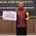 Gubernur Kalsel Terima Penghargaan Nasional Dari Kementerian